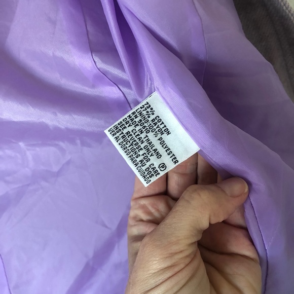 Anne Klein lavender tweed lady jacket size 4 - Picture 5 of 5